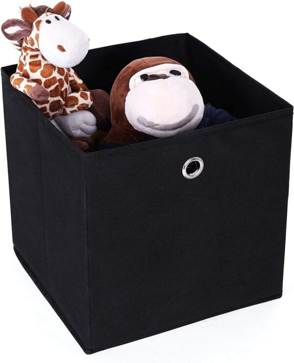 Foldable Storage Cubes Organizer Basket Bin Storage Boxes Container with Handles for Travel Moving Storage Boxes with Lid Space Saver