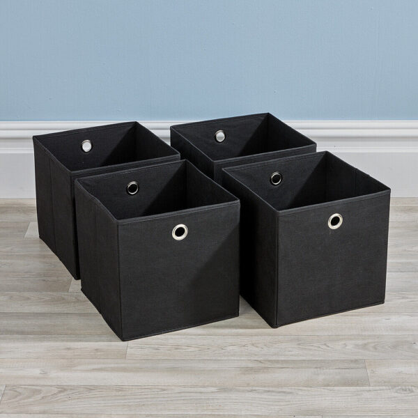 Foldable Storage Cubes Organizer Basket Bin Storage Boxes Container with Handles for Travel Moving Storage Boxes with Lid Space Saver - Image 5